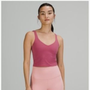 LULULEMON cropped align tank, size 8